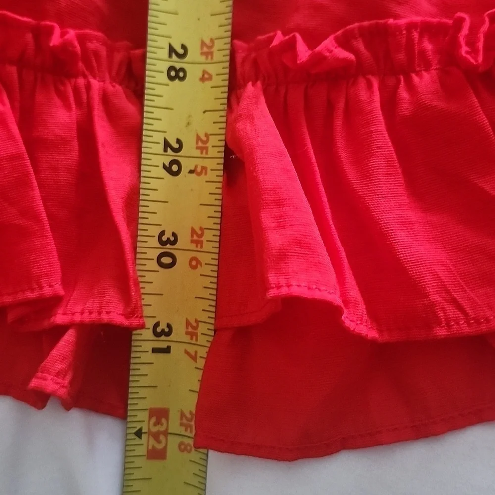 NWT Endless Rose | Finnegan Ruffle Sleeve Red Mini Dress Size XSmall